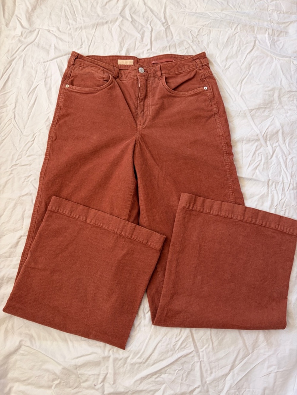 Pilcro Wide Leg Corduroy Pants